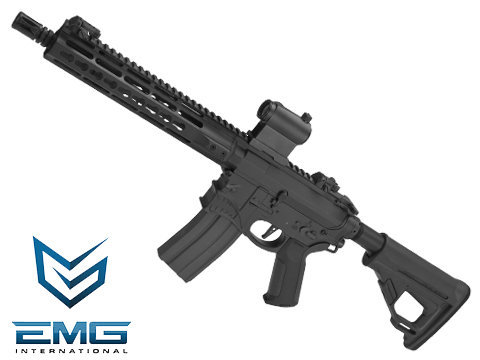 (10 MAGAZINE BUNDLE DEAL) EMG x Sharps Bros “Hellbreaker” Full Metal Advanced M4 SBR 10″ Airsoft AEG Rifle (Black)