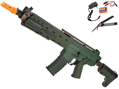 G&G GK5-C GL Full Metal Airsoft AEG Rifle – (Package: Add 7.4v 1000mAh Split Cell LiPo Battery + BMS Charger)