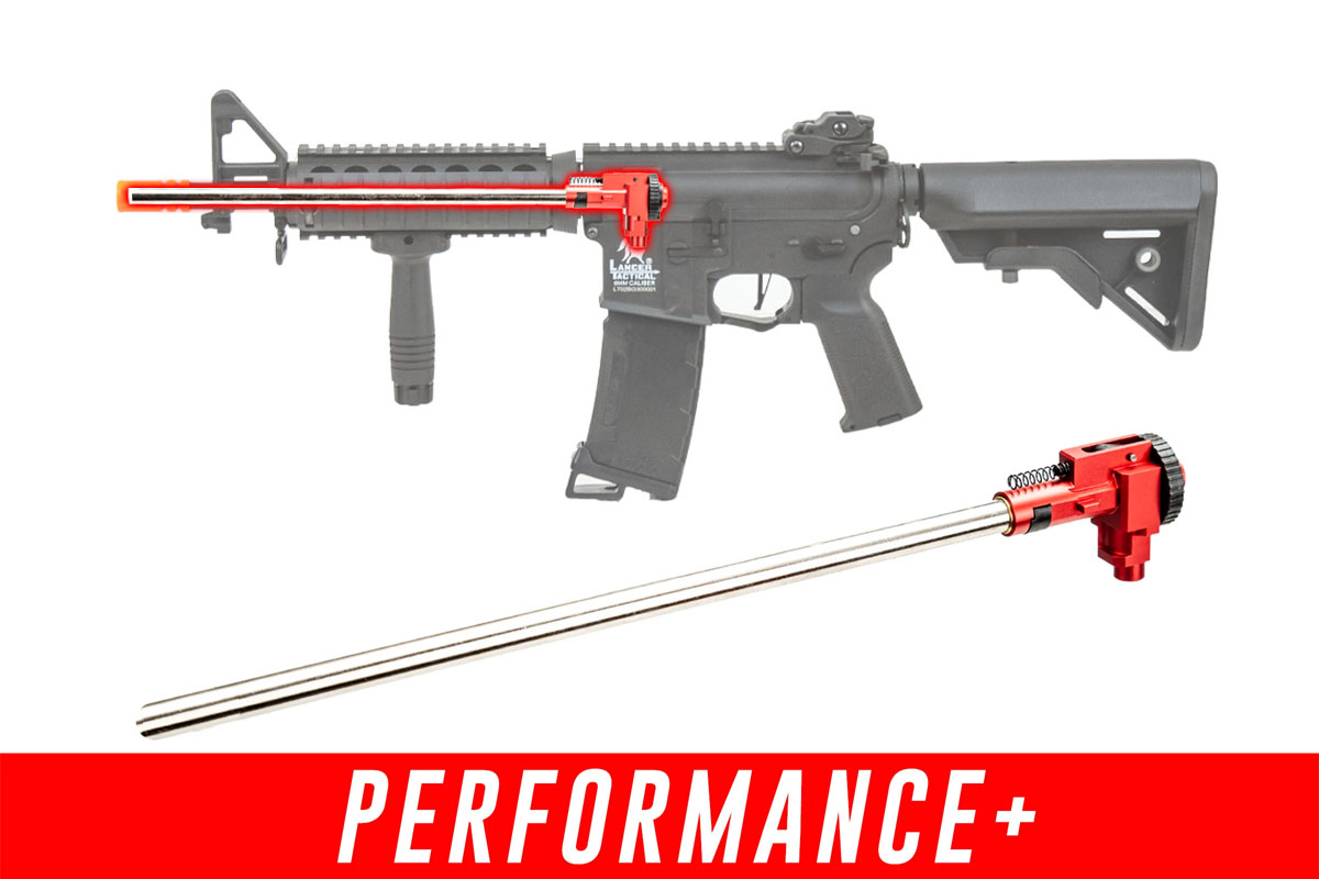Lancer Tactical Gen 3 LT-02B-G3 AEG Airsoft Rifle Performance + (Black)