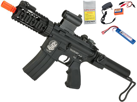 G&P “Tank” Airsoft CQB M4 Airsoft AEG – Collapsible Stock (Package: Add Battery + Charger)