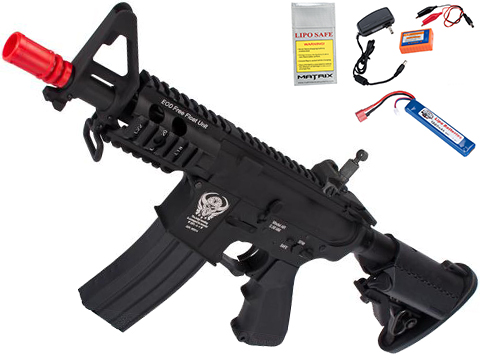 G&P M4 “Paratrooper” Airsoft AEG Rifle (Package: Add Battery + Charger)