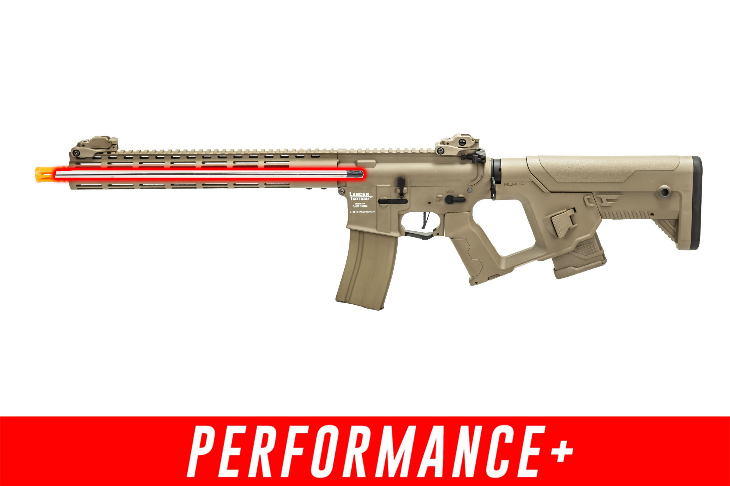 Lancer Tactical Archon 14″ M-LOK Proline Series Gen 2 Full Metal M4 AEG Airsoft Rifle w/ Alpha Stock and ETU Performance Plus (T