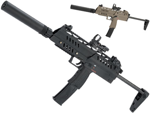 Evike.com Custom Valkyrie SMG-8 Gas Blowback Airsoft Rapid Deployment Rifle