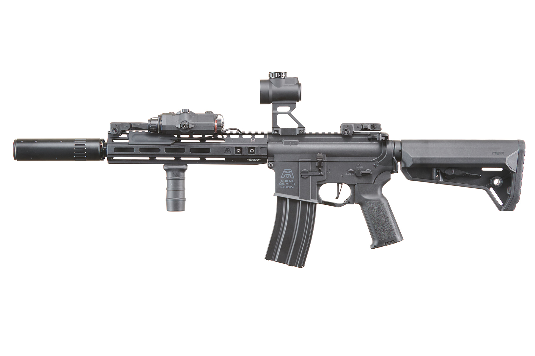 BG Defense Type-A MK2 10″ Gen 3 AEG Rifle Field Ready Combo