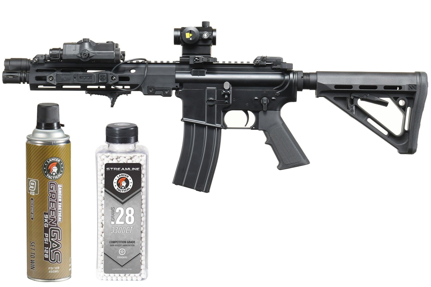 URGI Gas Blowback Training Rifle MWS GBBR Complete Package (Black)