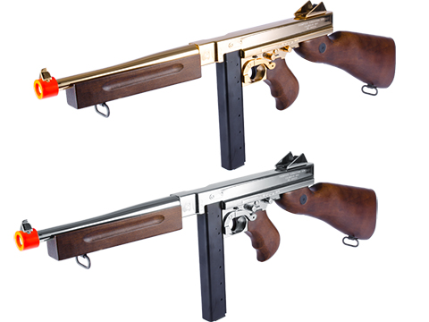 Thompson M1A1 Military Ultra Grade Plated Special Edition Airsoft AEG Rifle