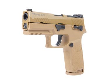 SIG Sauer M18 P320 Green Gas Airsoft Pistol – TAN (by SIG AIR & VFC) – 6mm