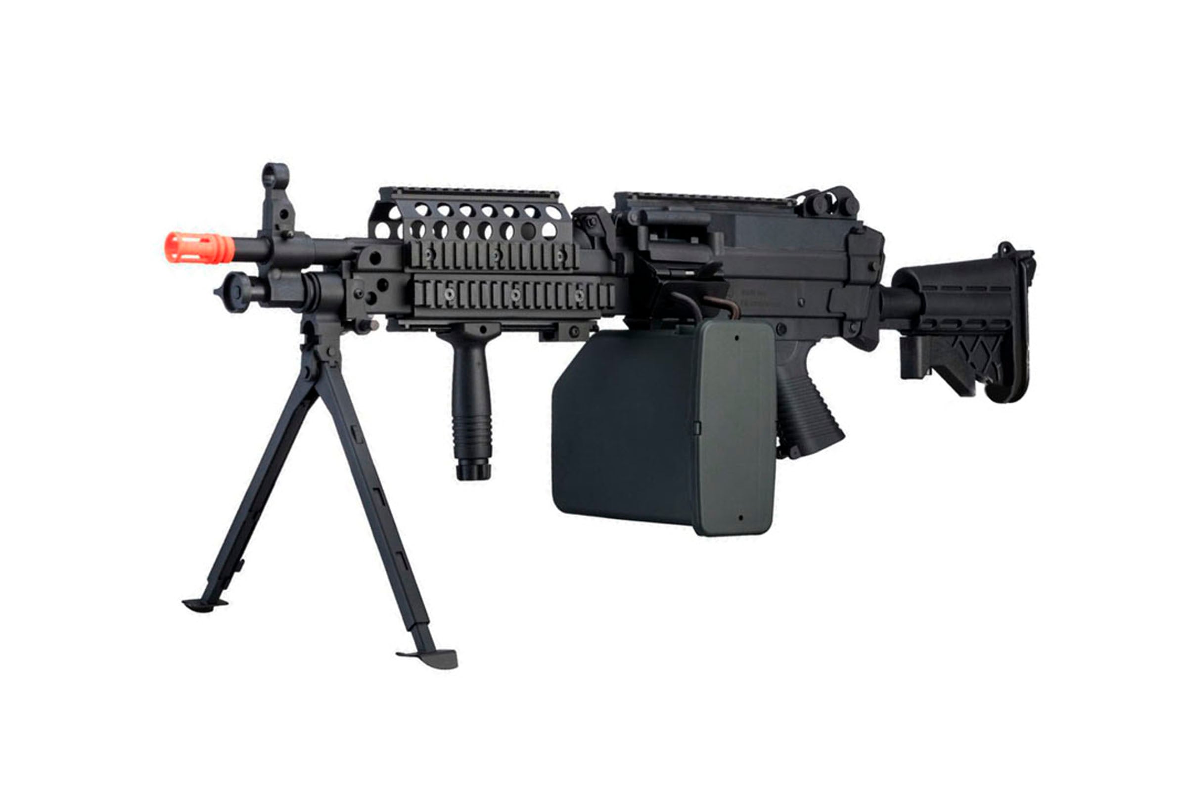 A&K MK46 Polymer Receiver AEG Airsoft LMG (Black)