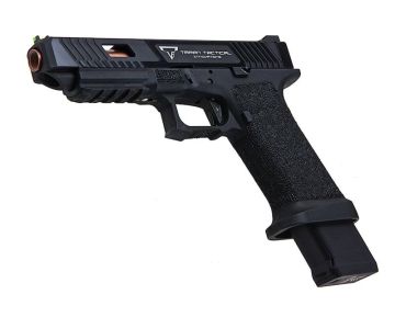 EMG TTI Combat Master G34 Slide w/ OMEGA Frame CO2 Airsoft Pistol (by APS Custom) – Black