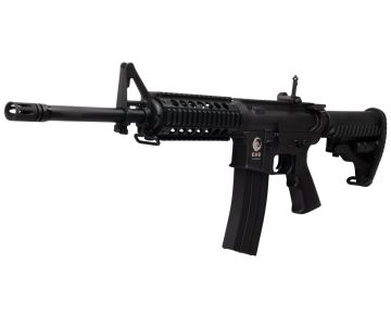 APS M4 CQB Style AEG Airsoft Rifle (Using Edge II Gearbox) – Black (4.5mm BB)