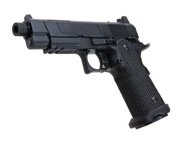 Army Armament R504 Costa VIP Style Green Gas Airsoft Pistol w/ RMR Mount Base – Black