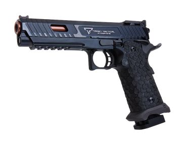 Army Armament Taran Tactical Combat Master GBB Airsoft Pistol (CNC Aluminum, Black, R601H)