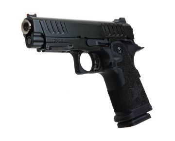Army Armament RMR Hi Capa Green Gas Airsoft Pistol – (BK, with Star Strippling Grip) (R612-SG)