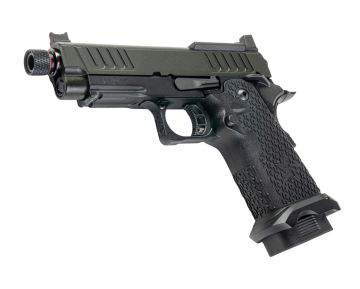 EMG 6mm Pro Shop Staccato C2 2011 RMR w/ Thread Outer Barrel Green Gas Airsoft Pistol – BK (by Army Armament X T8)
