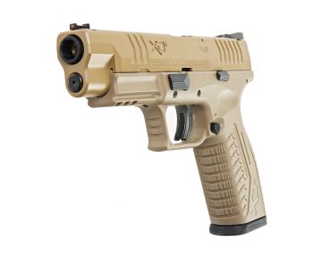 WE XDM 4.5 inch Green Gas Airsoft Pistol (Licensed by Springfield Armory) – Tan