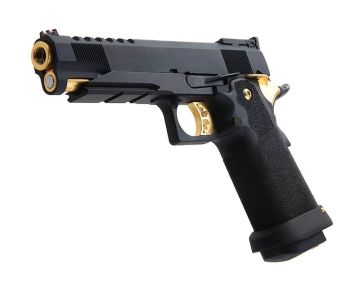 AW Custom Hi Capa 5.1 HX27 Green Gas Airsoft Pistol – (BK/GD)