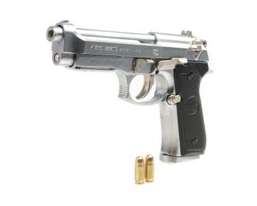 Blackcat Airsoft 1/2 Scale Mini Model Gun M92F (Shell Ejection) – Silver