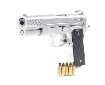 Blackcat Airsoft 1:2 Scale High Precision Mini Model Gun 945 – Silver