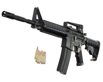 Blackcat Airsoft 1/2 Scale Min Model Gun M4A1 (Shell Ejection) – Black