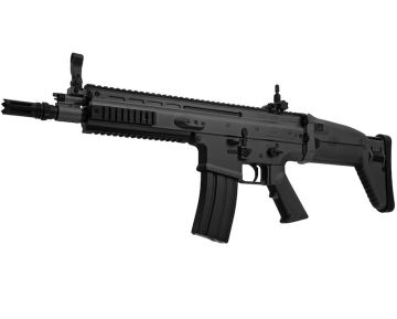 Cybergun FN SCAR-L Airsoft AEG Rifle – Black (ABS Version, CM067) – by CYMA