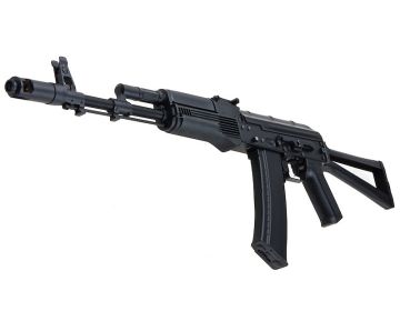 CYMA AKS74M Airsoft AEG Rifle w/ Steel Folding Stock – Black (Metal) (CM040)