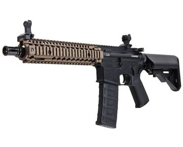 CYMA Platinum Daniel Defense MK18 Airsoft M4 AEG Rifle – Black / FDE (CM105)