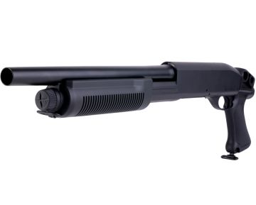 CYMA M870 3-Round Burst Multi-Shot Shell Loading Airsoft Shotgun (Pistol Grip)(CM351)