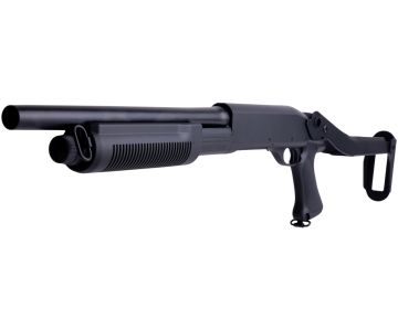 CYMA M870 3-Round Burst Multi-Shot Shell Loading Airsoft Shotgun (Folding Stock CQB)(CM352)