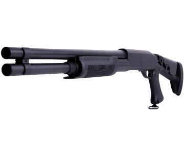 CYMA M870 3-Round Burst Multi-Shot Shell Loading Airsoft Shotgun (Retractable Stock)(CM353L)
