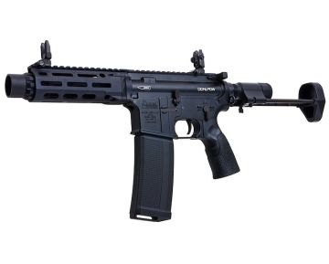EMG Daniel Defense DDM4 PDW (.300 BLK) Airsoft AEG Rifle (CYMA Platinum Series) – Black