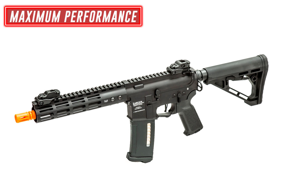 AIRSOFTGI CUSTOM STORM ARCHON NSR 9″ M4 AEG (BLACK)