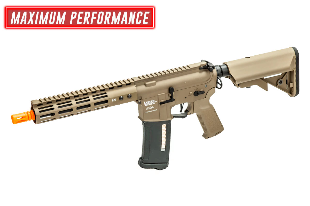 AIRSOFTGI CUSTOM STORM ARCHON NSR 9″ M4 AEG (TAN)