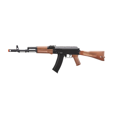 Wellfire Airsoft D74 Plastic AK-74 AEG – BLACK & WOOD