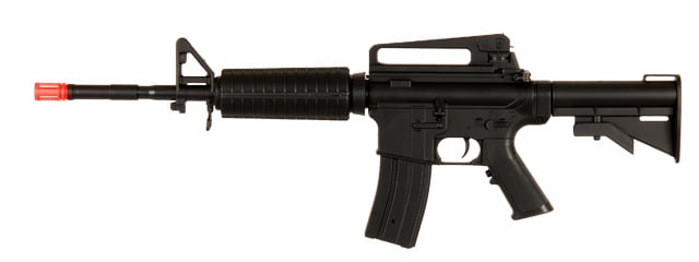 Well M4A1 Carbine LPEG Airsoft Rifle Commando Stock (Black)