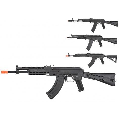 Double Bell Modern AK Airsoft AEG Rifle -w/ Folding Stock – BLACK (GUN ONLY)