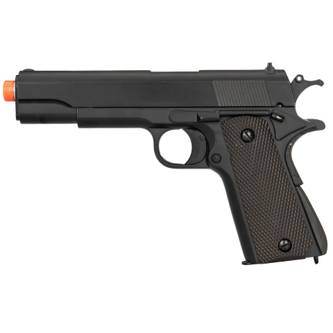 Double Bell M1911 WWII Airsoft Spring Pistol [Metal Body] – BLACK