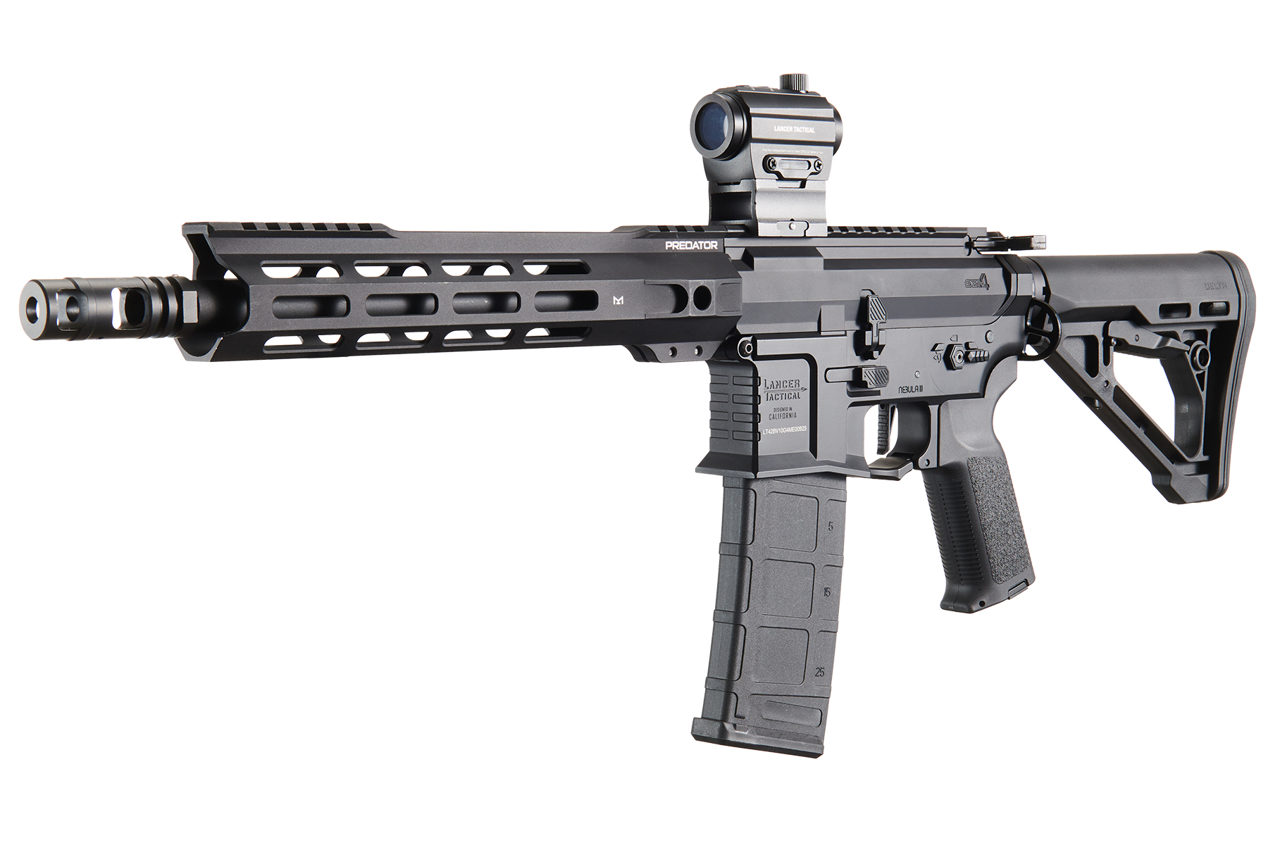 Dr. Gearbox Custom Gen 4 Alpha Predator 10″ M4 AEG Airsoft Rifle