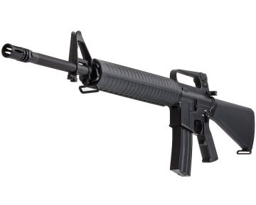E&C M16A2 Airsoft AEG Rifle EC321 (QD 1.5 Gearbox, Blank Marking) – Black