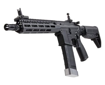 E&C EC331 BCM TTI F8 M-LOK Airsoft M4 AEG Rifle (QD 1.5 Gearbox, Blank Marking 9 inch) – Black