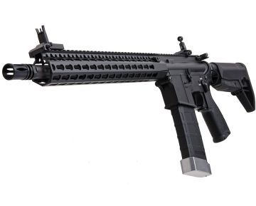 E&C EC332 BCM TTI F8 Keymod Airsoft M4 AEG Rifle (QD 1.5 Gearbox, Blank Marking, 13.5 inch) – Black