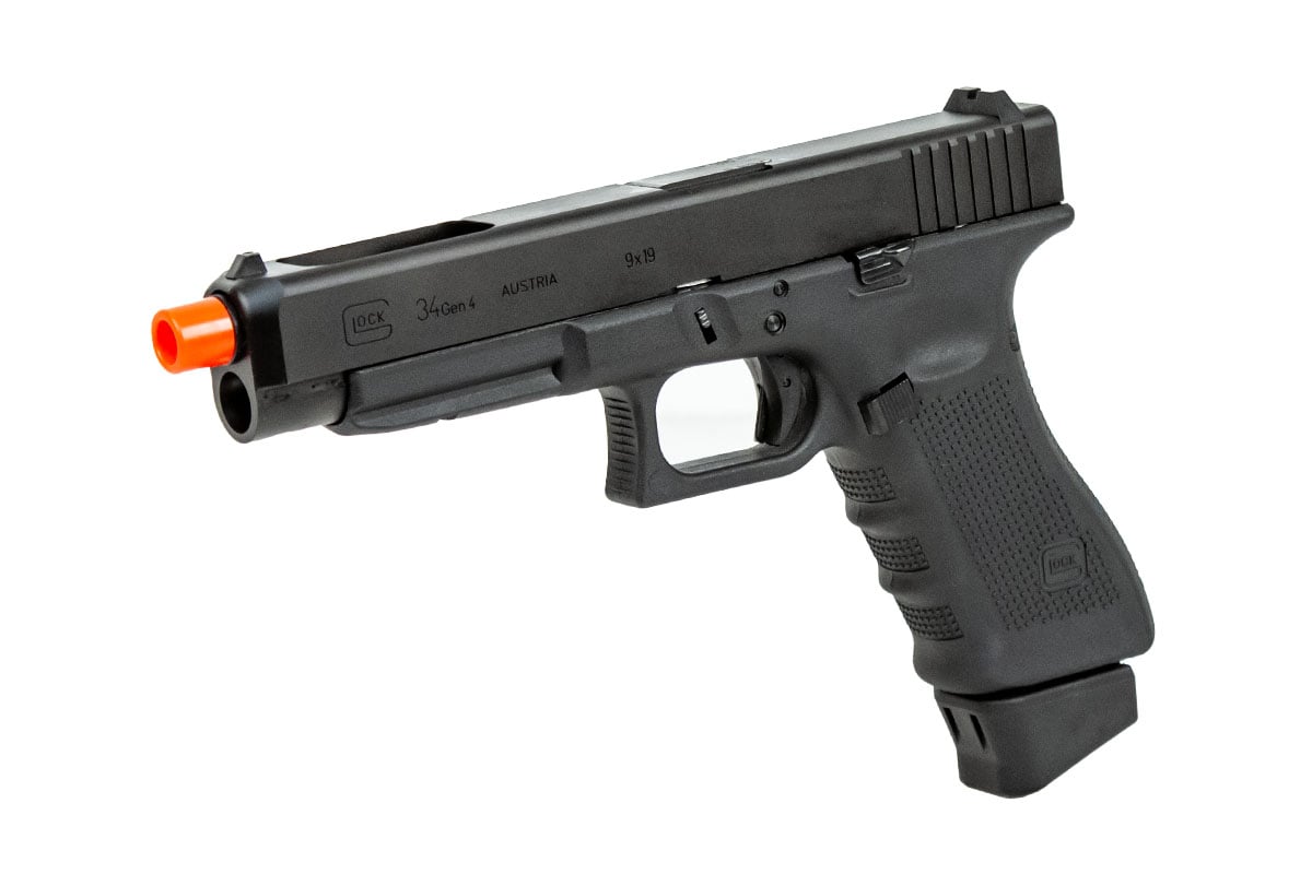 Elite Force GLOCK 34 Gen 4 DELUXE CO2 Blowback Airsoft Pistol by VFC (Black)