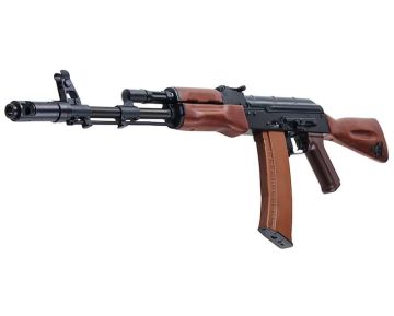 E&L AK-74N Airsoft AEG Rifle (Real Wood) – Black (EL-A102S)