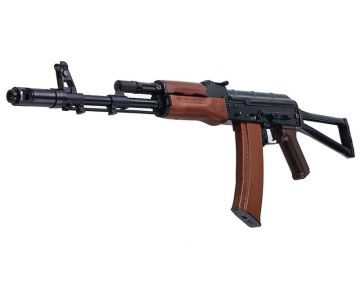 E&L AKS-74N Airsoft AEG Rifle (Real Wood) – Black (EL-A105S)
