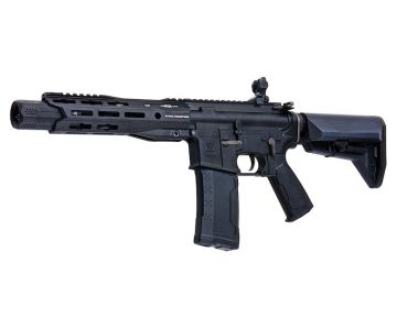 EMG GRIDLOK 8.5 inch Lite Rail Airsoft M4 AEG Rifle (Black, Strike Industries Licensed, by King Arms)