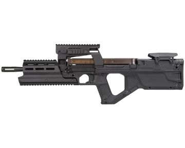 EMG SI P90 Airsoft AEG Rifle (Long Version) w/ Upgrade Gearbox & Eshooter ETU – BK (by King Arms)