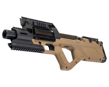 EMG SI P90 Airsoft AEG Rifle (Short Version) w/ Upgrade Gearbox & Eshooter ETU – DE (by King Arms)