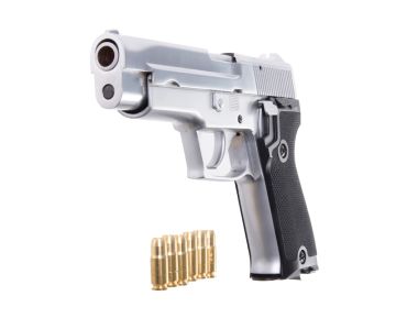 Farsan 9910 P220 9mm Metal Model Gun – Silver
