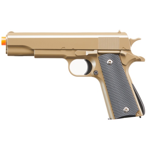 UK Arms Airsoft 1911 Metal Spring Pistol – OD GREEN
