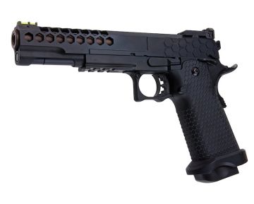 Golden Eagle Hi Capa Hexagon GBB Airsoft Pistol (CNC Aluminum Slide)(3609)