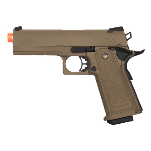 Golden Eagle IMF 3303 OPS-M.RP Hi-Capa 1911 Gas Blowback Airsoft Pistol – DARK EARTH